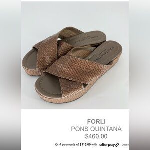 Pons Quintana Woven Flatform Slide
